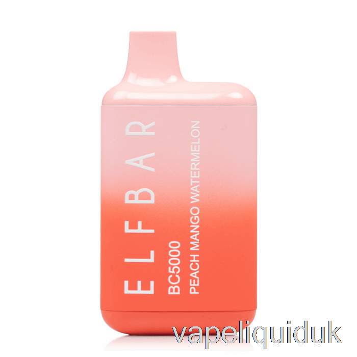 BC5000 0% Zero Nicotine Disposable Peach Mango Watermelon Vape Liquid